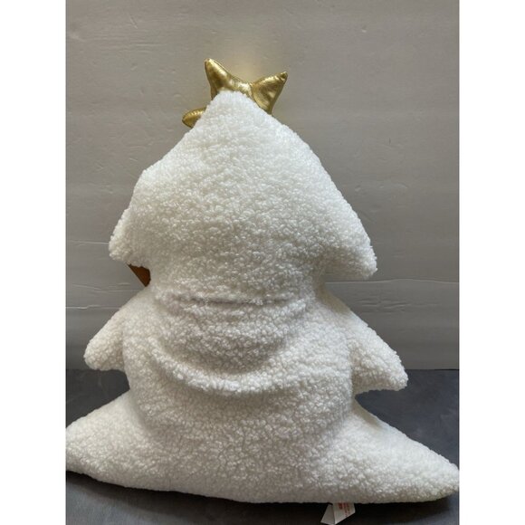 Hot Hugs Sherpa Shaped Christmas Tree Ivory Decorative Heat PadMicrowaveable NWT - Picture 10 of 14